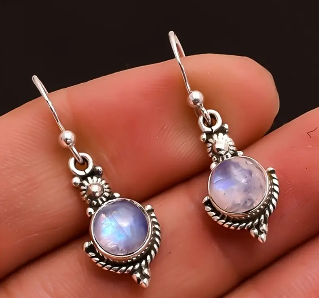 Vintage Moonstone Ohrringe