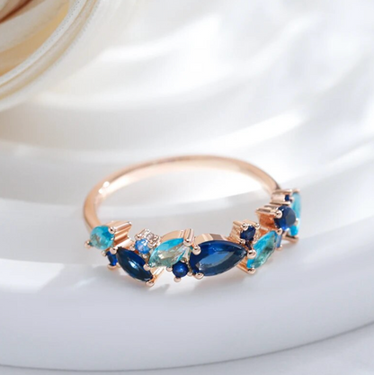 Elegantes Set aus Meerestränen in edlem 18 Karat Roségold-Design