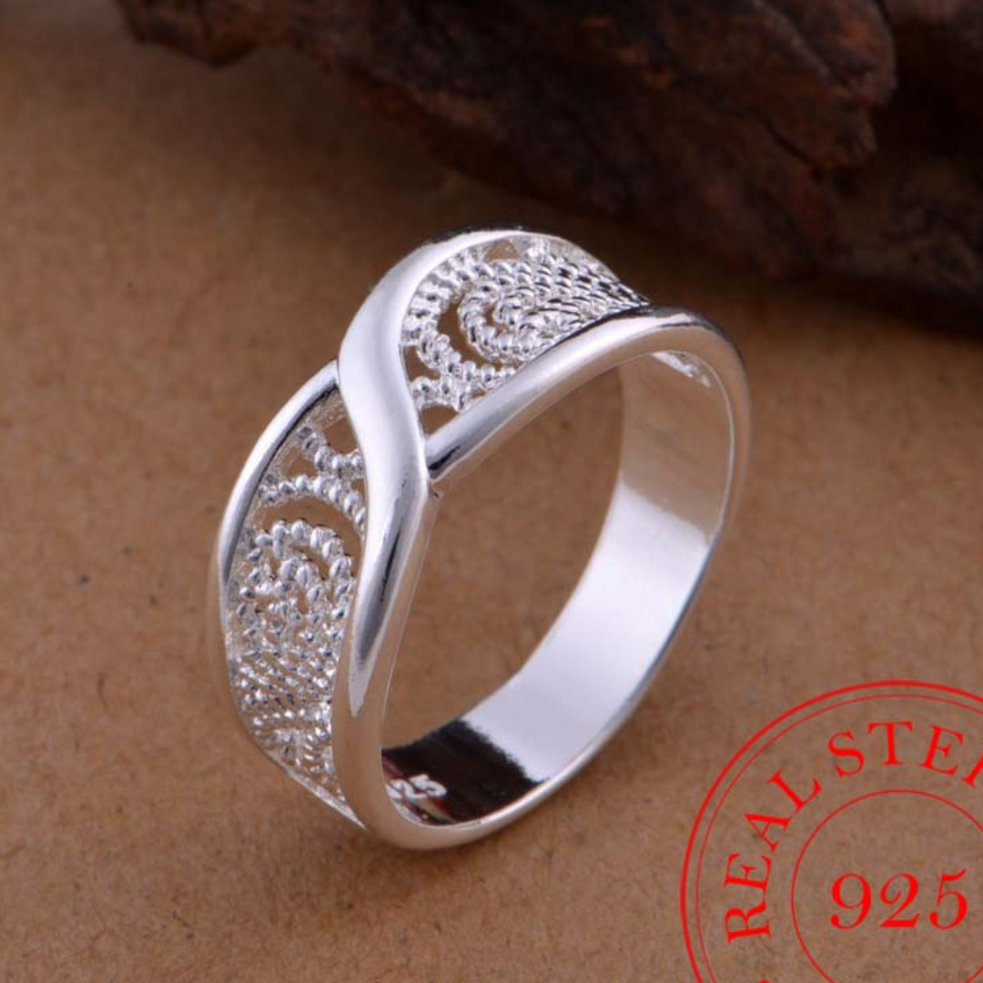 Timeless Infinity Engraved Ring