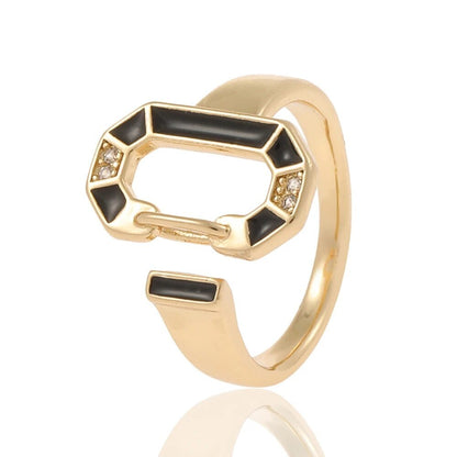 Elegante runde Ringe aus 18 Karat Gold mit leuchtenden Farben