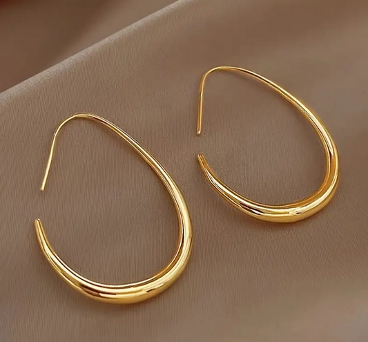 Tropfen-Design Creolen –