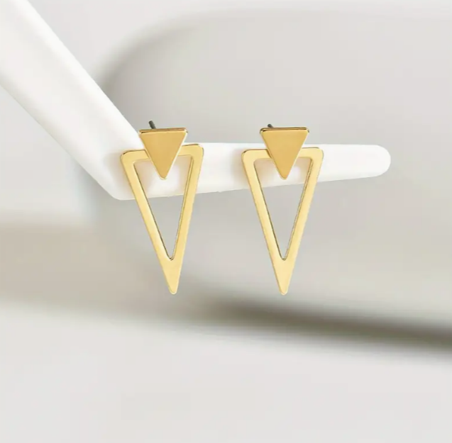 Chic Minimalistische Dreieck Ohrringe – Vielseitig & Trendy