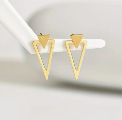 Chic Minimalistische Dreieck Ohrringe – Vielseitig & Trendy