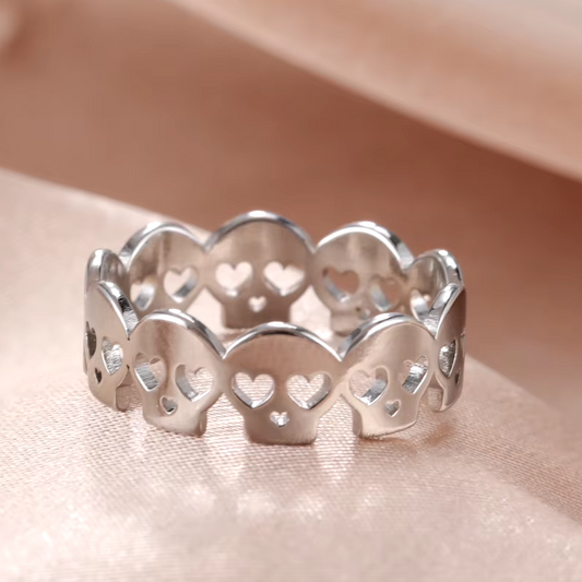 Hypoallergener Gothic Totenkopfring aus 925 Sterling Silber - Perfekt für Halloween!