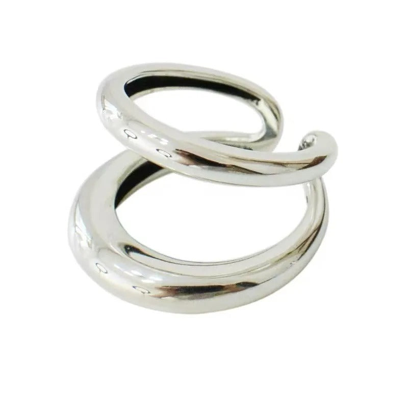 Eleganter verstellbarer Vintage-Ring aus hochwertigem 925 Sterling Silber